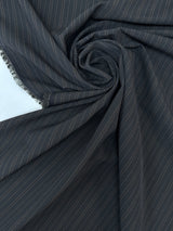 Polyester Viscose Elastane Striped Knit