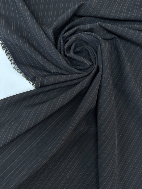 Polyester Viscose Elastane Striped Knit
