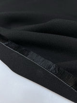 Black Viscose Crepe Fabric