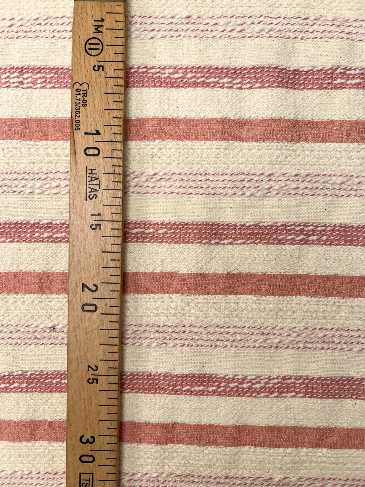 Cotton Flammé Striped Fabric