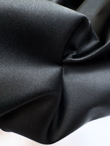 Black Polyester Sateen