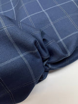 Polyester Twill Checked Fabric