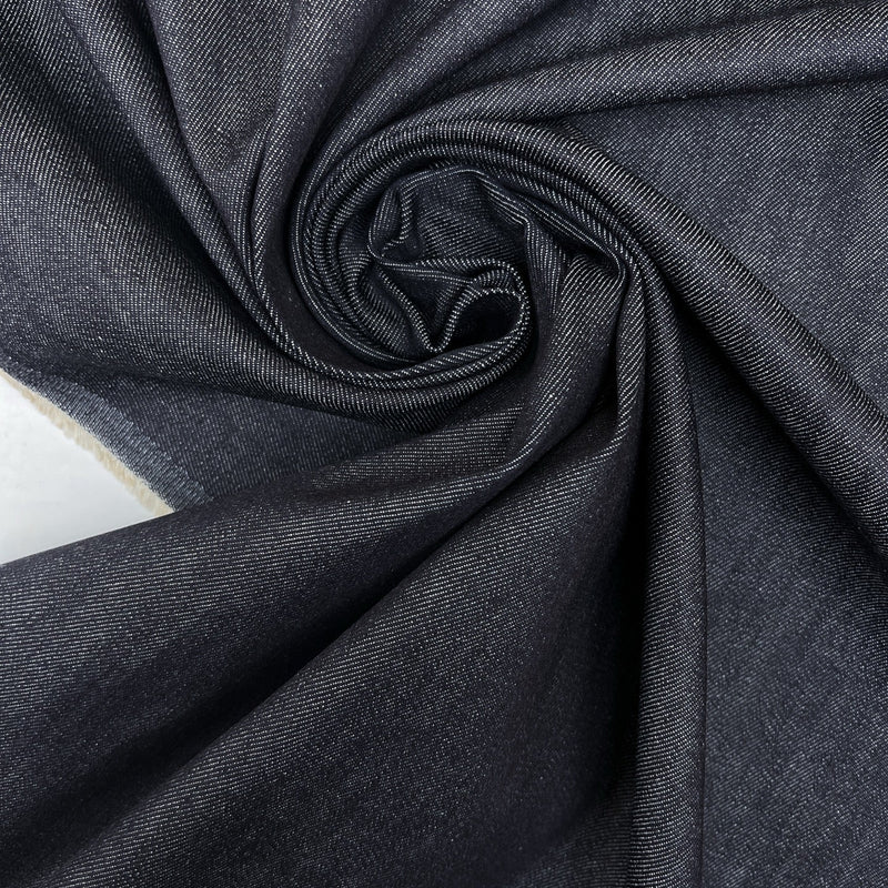 Cotton Elastane Denim Twill Blue