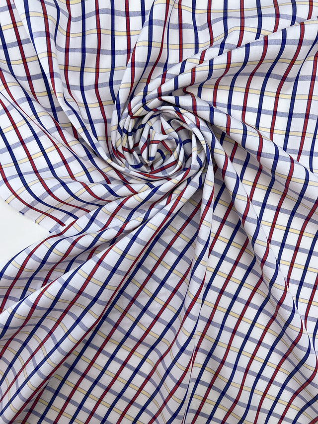 Cotton Poplin Checked Multicolour