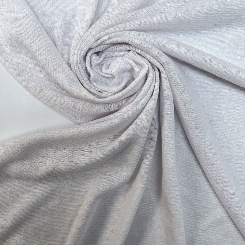 Linen Knitted Flammé White Shades