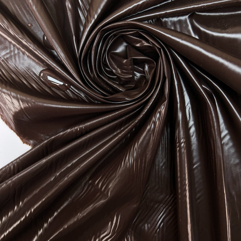 Brown Polyamide Woven Fabric