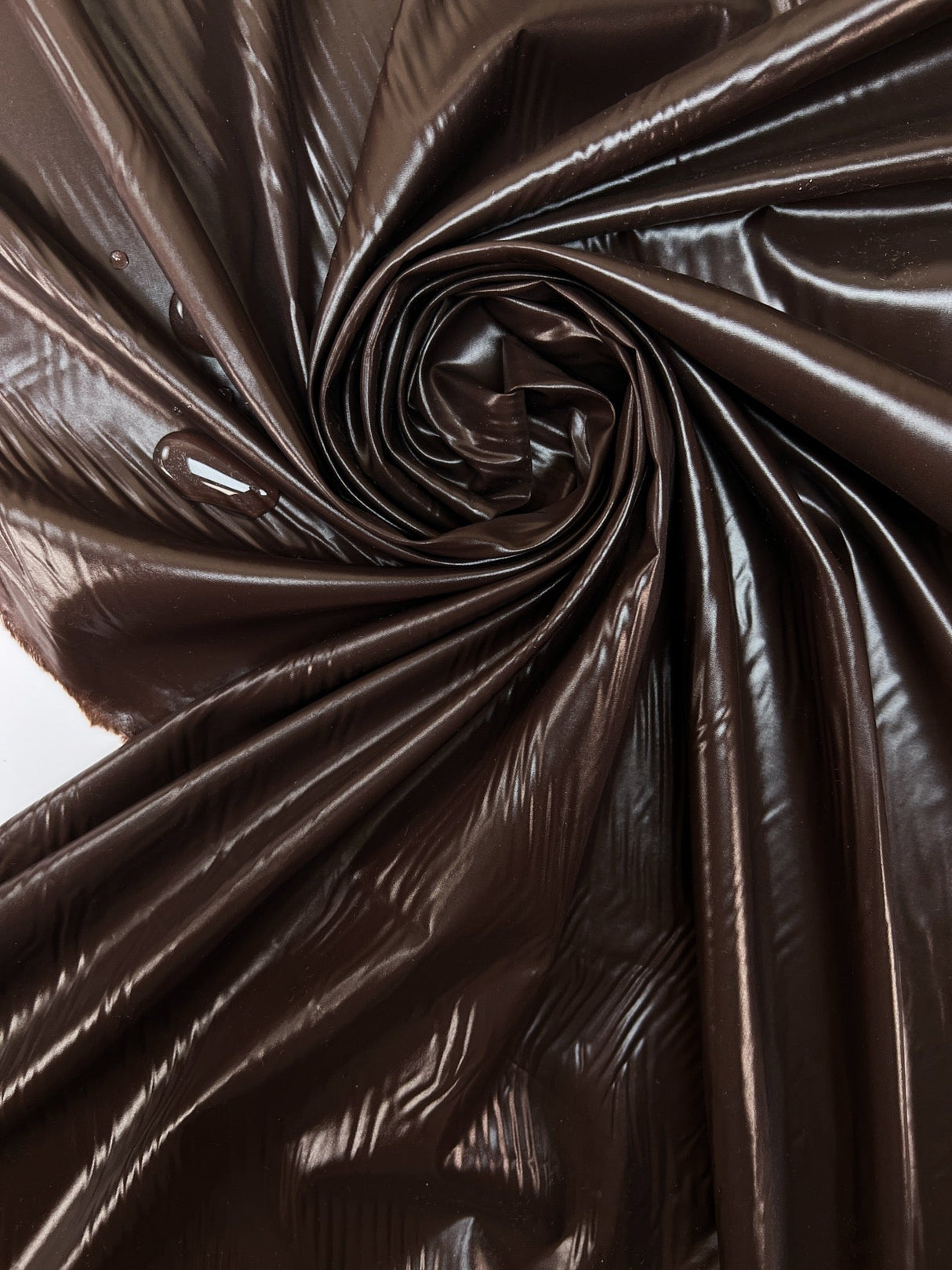 Brown Polyamide Woven Fabric