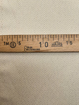 Polyamide Lurex Beige Herringbone Tweed Fabric