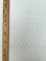Polyamide Elastane Knitted Fabric White Geometric