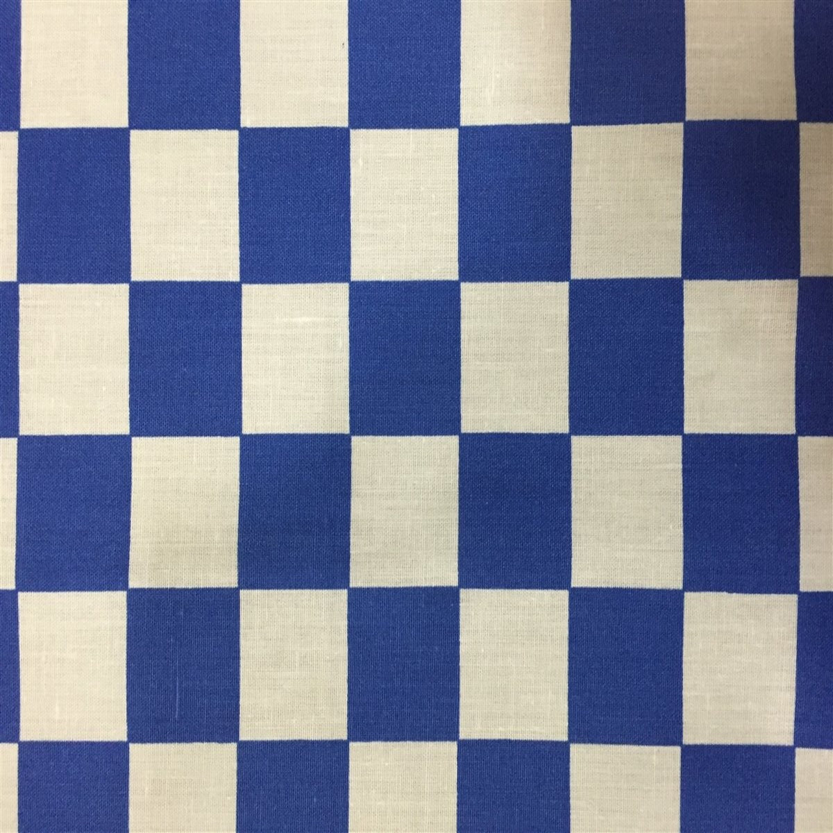 Poly Cotton Checkered Printed Fabric
