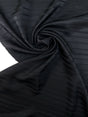 Black Jacquard Fabric Striped