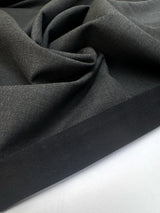 Polyester Wool Gabardine Melange Gray