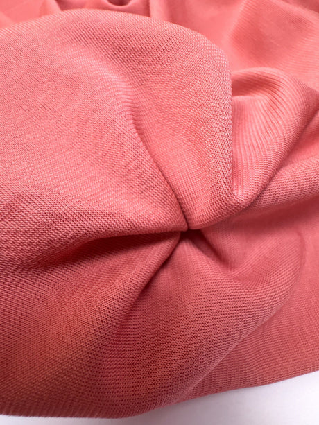 Viscose Elastane Knitted Fabric Pink