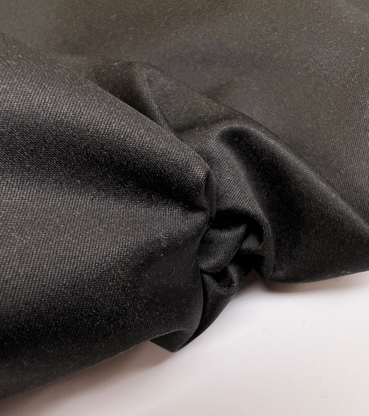 Italian Wool Sateen Gray Brown