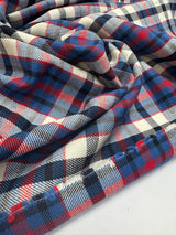Cotton Tweed Striped Checked
