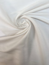 Cotton White Casual Fabric