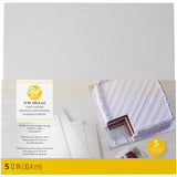 Wilton Silver 12-Inch Square Cake Platters, 5-Count