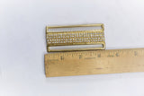 Rhinestone Connector Golden Sparkling 3 Inch
