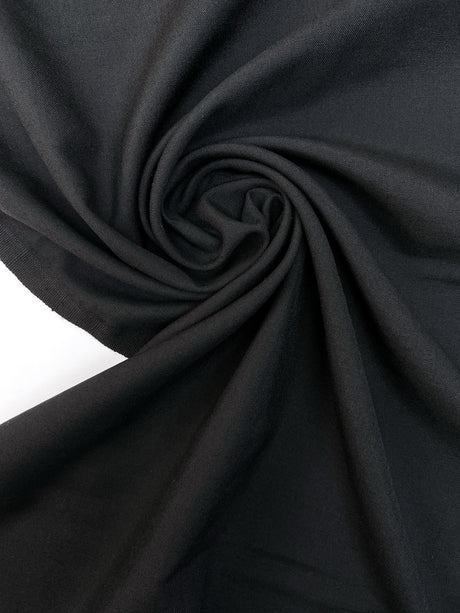 Wool Suit Fabric Black