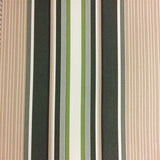 Polyester Canvas Outdoor Fabric Multi Striped Oak