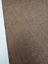 Wool Melange Fabric Brown Beige Stretch