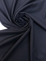 Blue Wool Stretch Fabric
