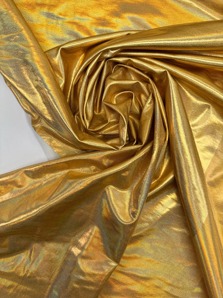 Golden Polyamide Elastane Woven
