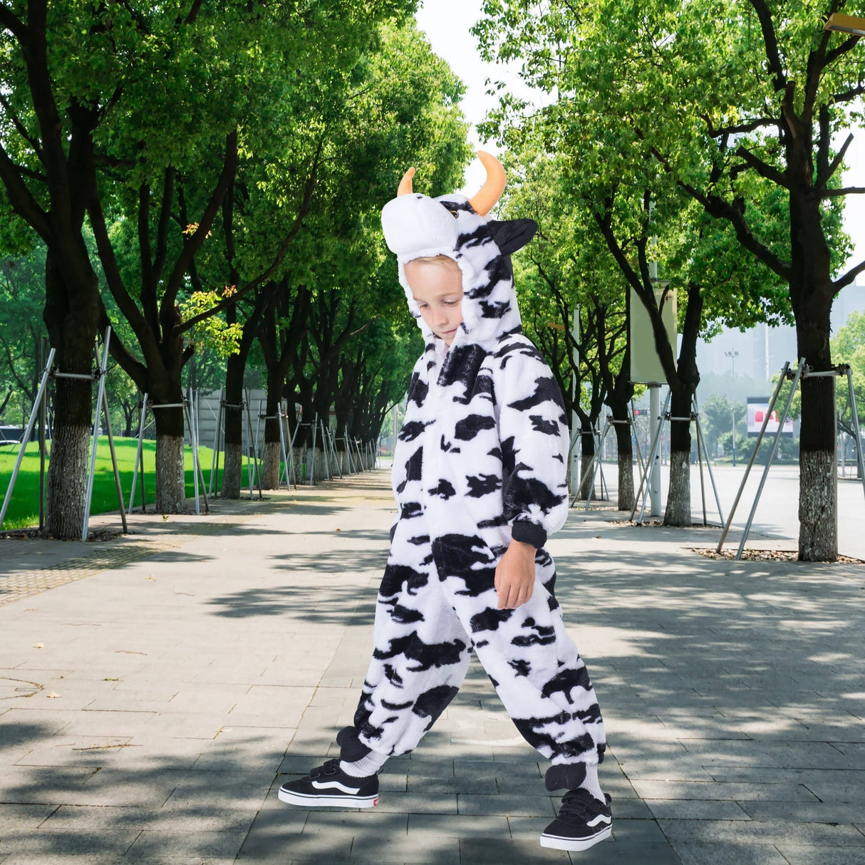 Plush Cow Costume