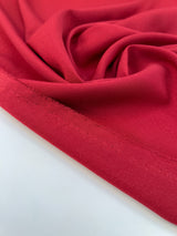 Polyester Crepe Fabric Red Shade