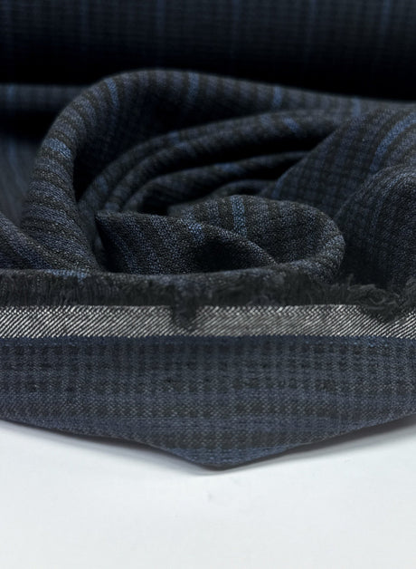Jacquard Blend Striped Blue-Black