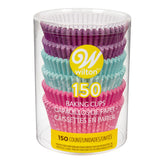 Wilton Purple, Teal and Pink Standard Cupcake Liners, 150-Count