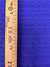 Polyamide Elastane Matelassé Blue Knitted Fabric