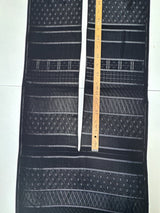 Black Polyamid Elastane Jacquard Knit