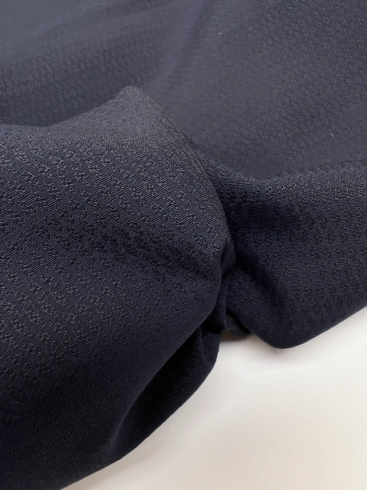 Viscose Jacquard Fabric Blue Abstract