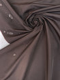 Polyamid Cotton Jacket Fabric Brown Striped