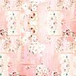 Cotton Fabric Ballet Pink Flowers Paris Luck 43/44"