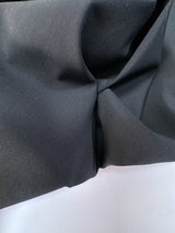 Black Wool Polyester Woven
