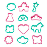 Wilton Magical Plastic Cookie Cutter Set, 12-Piece