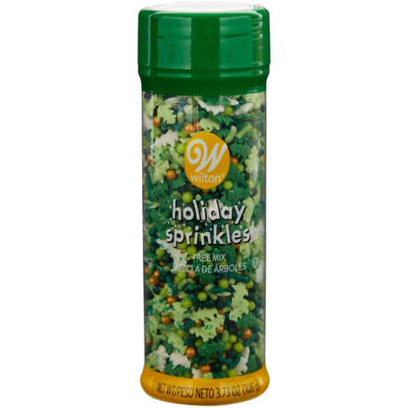 Wilton Christmas Tree Sprinkles Mix, 3.73 oz.
