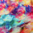 Ablaze Nylon Spandex Fabric - Multi Rainbow Watercolor Pastel Print, 58/60" Width (1 Yard)