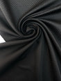 Black Jacquard Polyester Suit Fabric