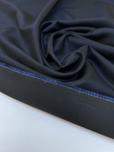 Wool Jacquard Changeant Fabric Blue Black