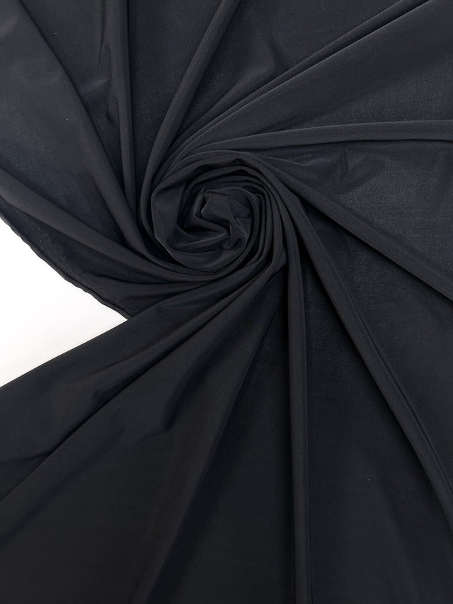 Black Moiré Knitted Fabric