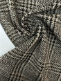 Wool Polyester Checked Tweed