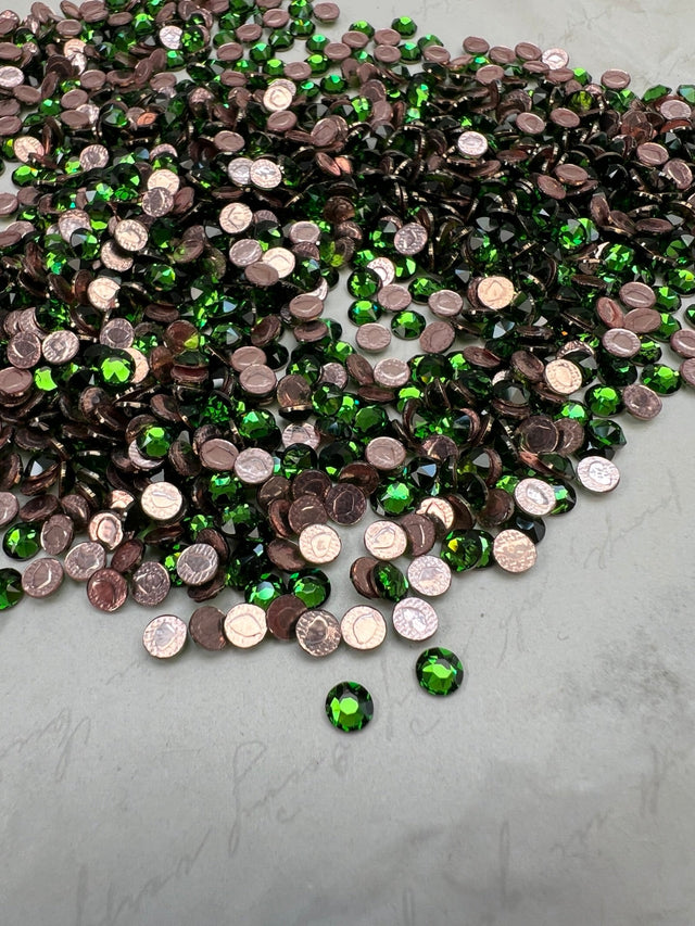 Green Shades Crystal Sewing Notions