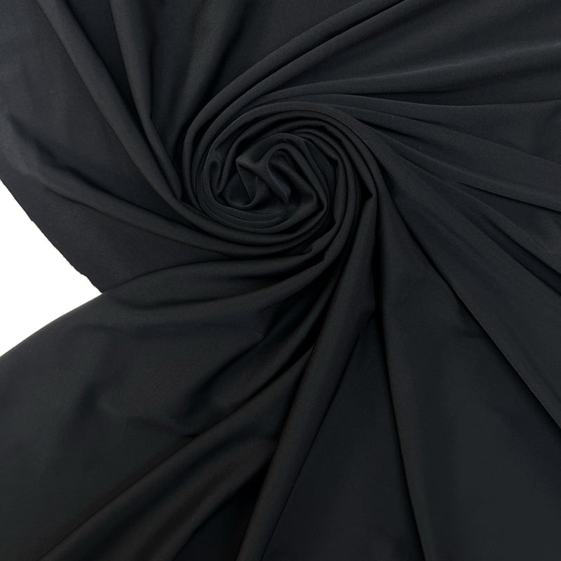 Viscose Jersey Black Knitted Fabric