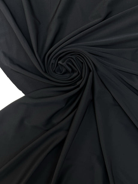 Viscose Jersey Black Knitted Fabric