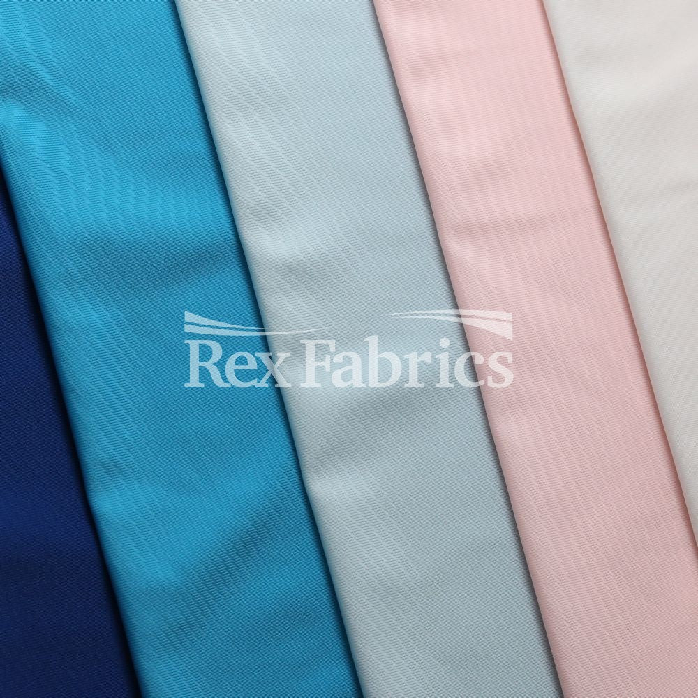 Action Solid Polyester Spandex Fabric - Solid Colors, 58/60" Width (1 Yard)