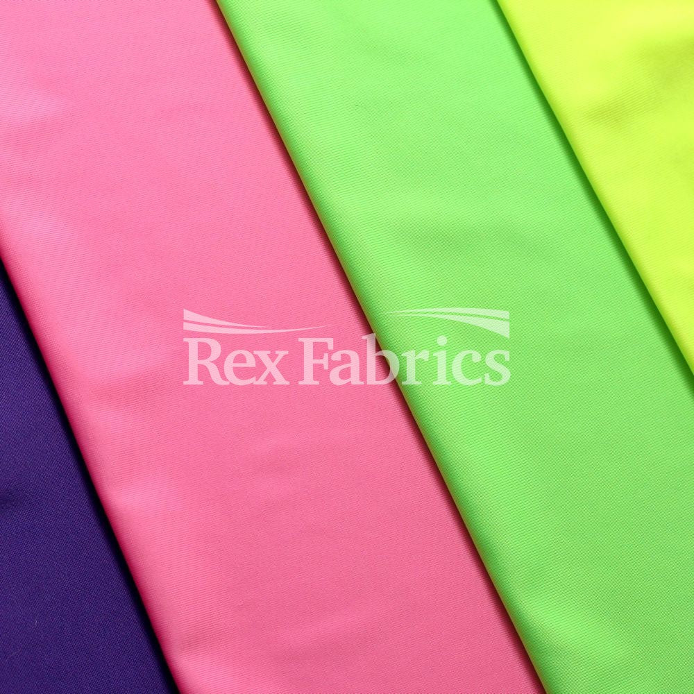 Action Solid Polyester Spandex Fabric - Solid Colors, 58/60" Width (1 Yard)