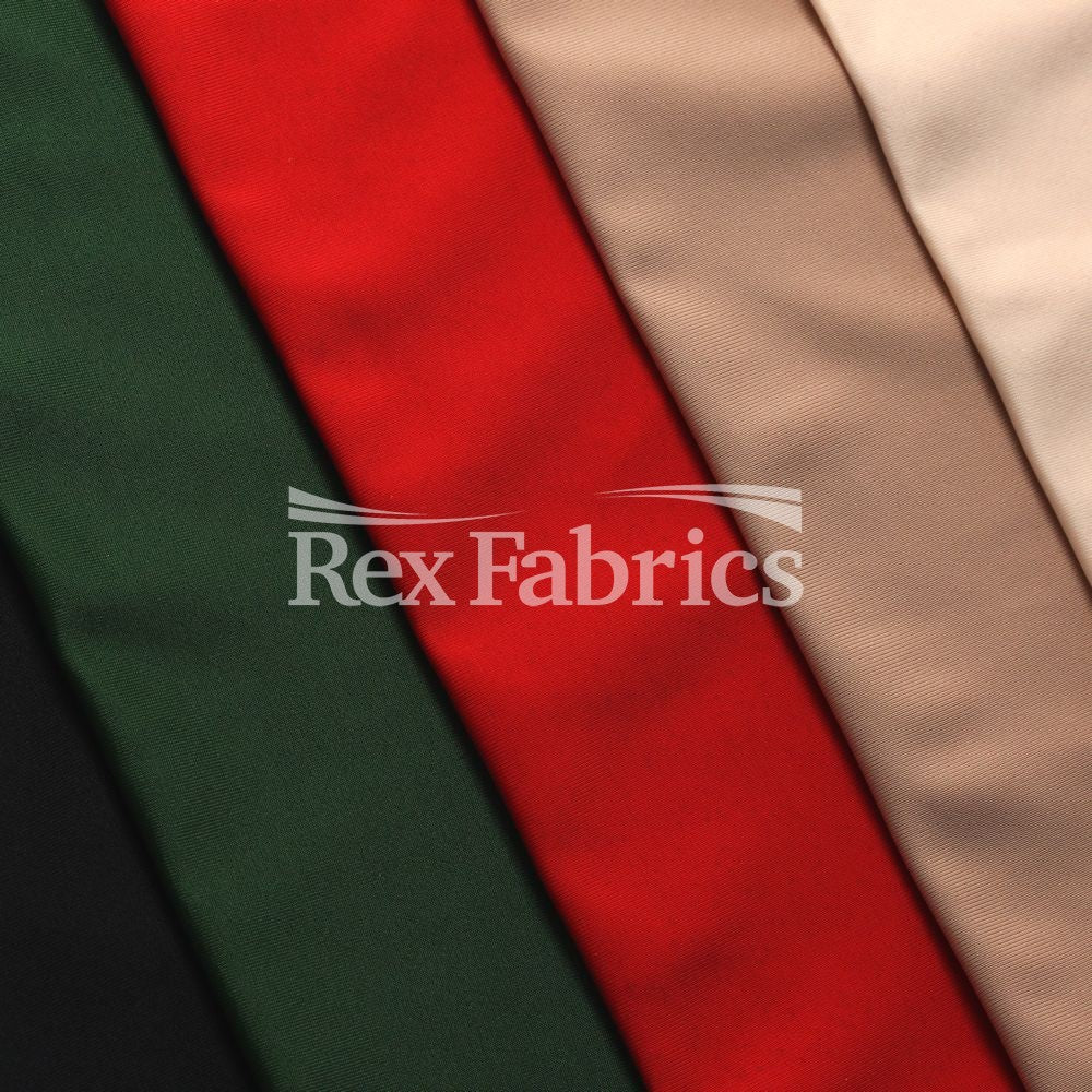 Action Solid Polyester Spandex Fabric - Solid Colors, 58/60" Width (1 Yard)